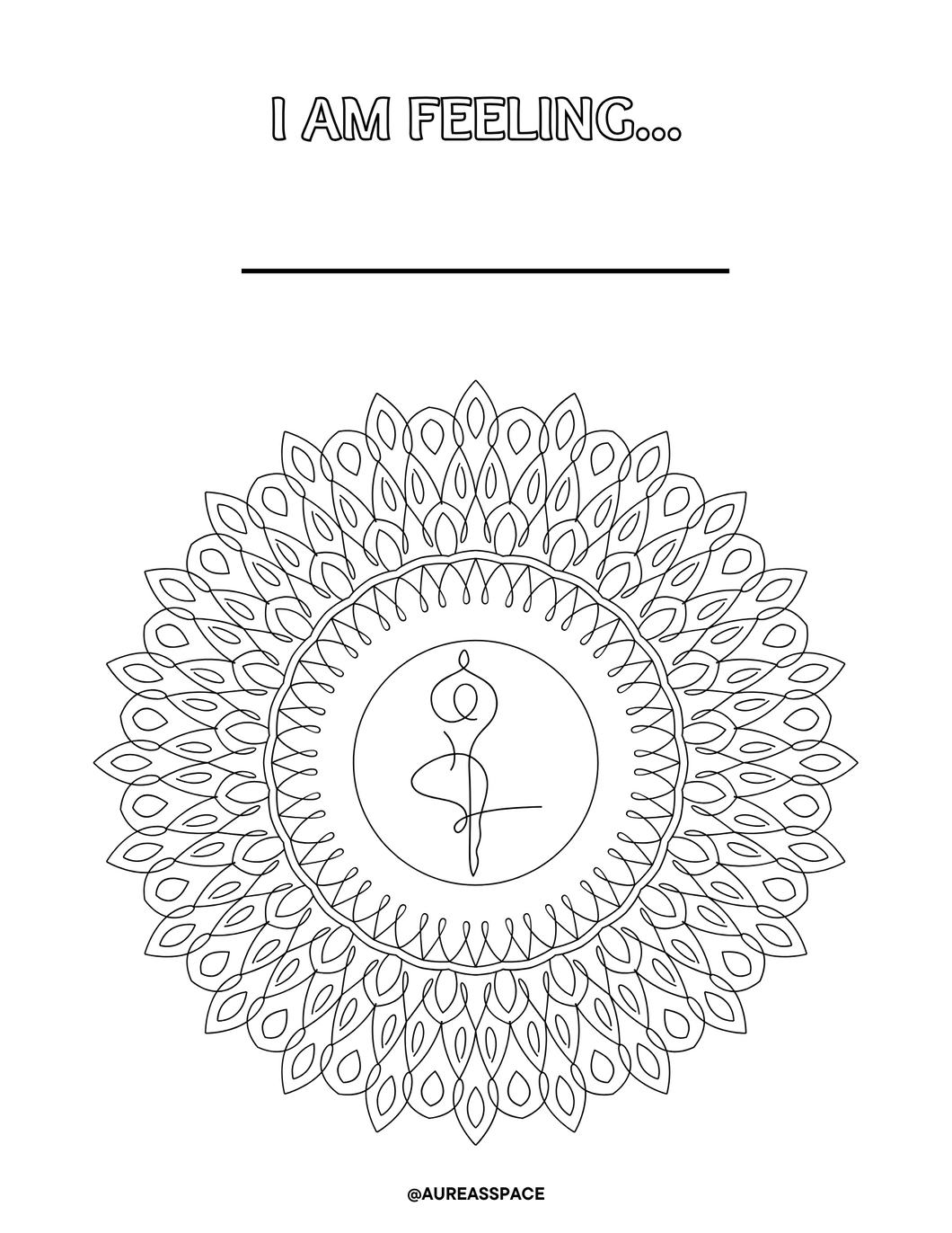 Emotional Awareness Coloring Sheet